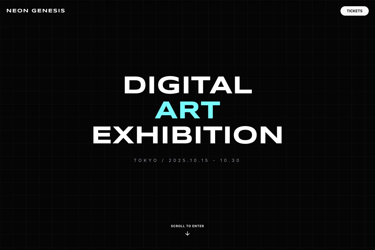 NEON GENESIS - Digital Art Exhibition 2025