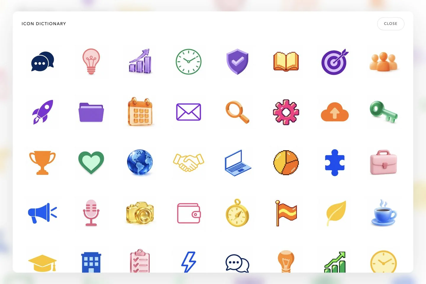 ICON DICTIONARY